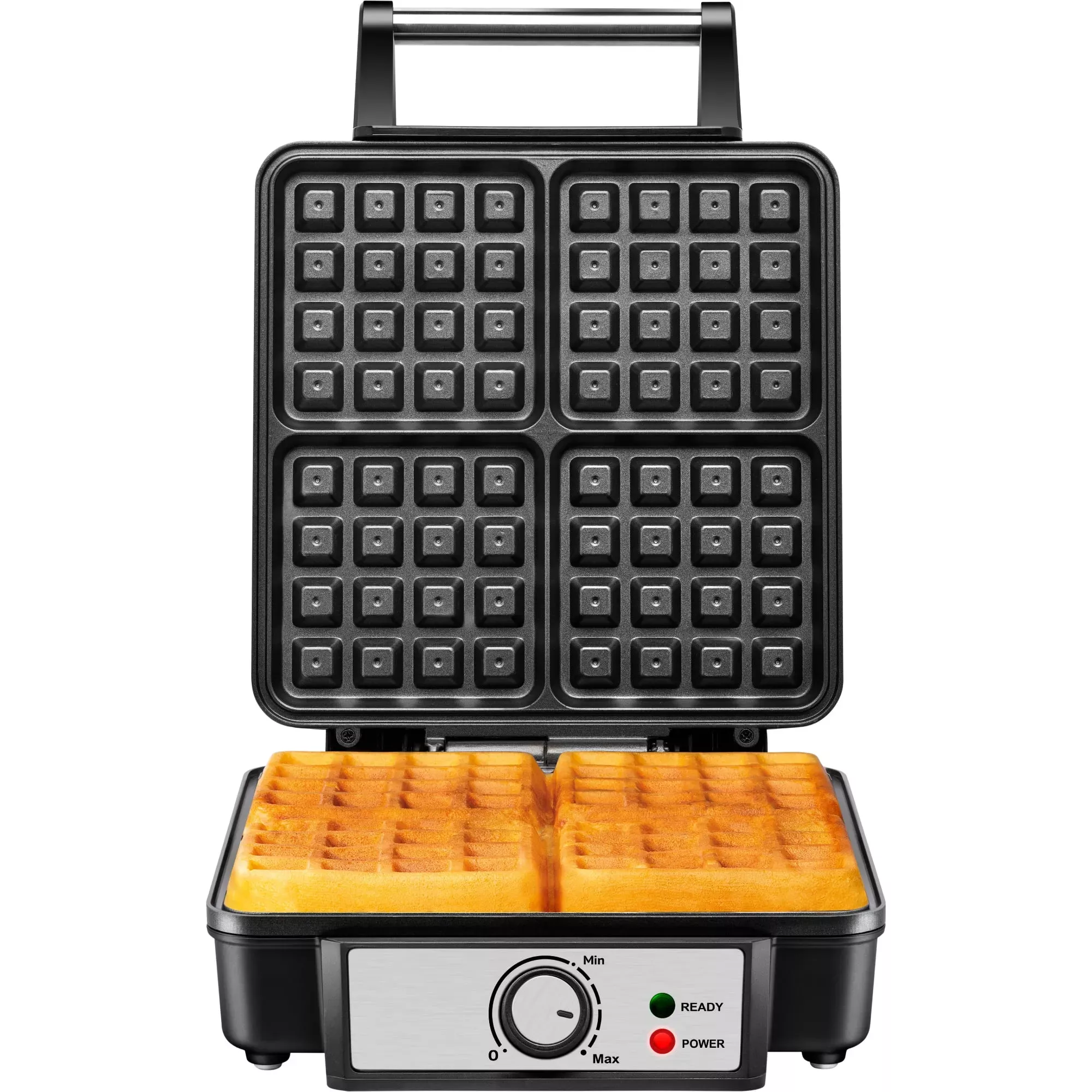 chefman-4-slice-belgian-waffle-maker-with-adjustable-temperature-nonstick-plates Chefman 4-Slice Belgian Waffle Maker with Adjustable Temperature and Nonstick Plates - Black – REBEL