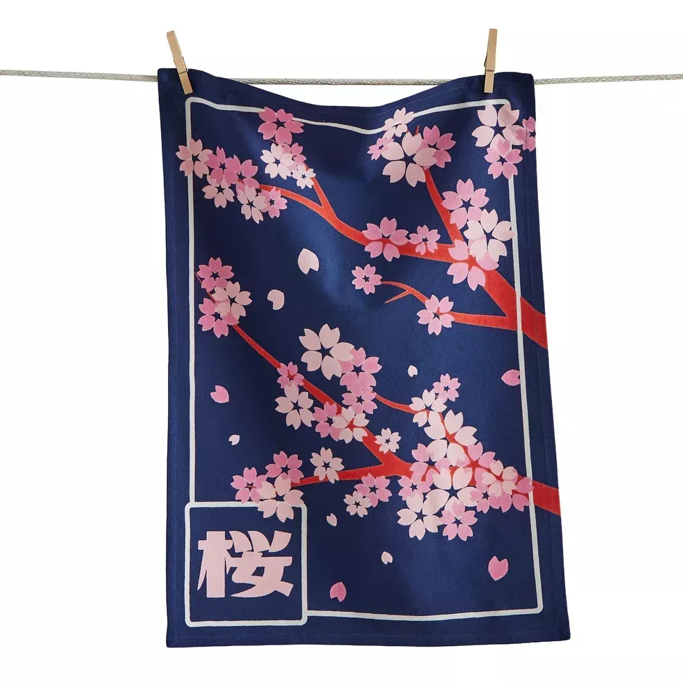 cherry-blossom-dishtowel Cherry Blossom Dishtowel
