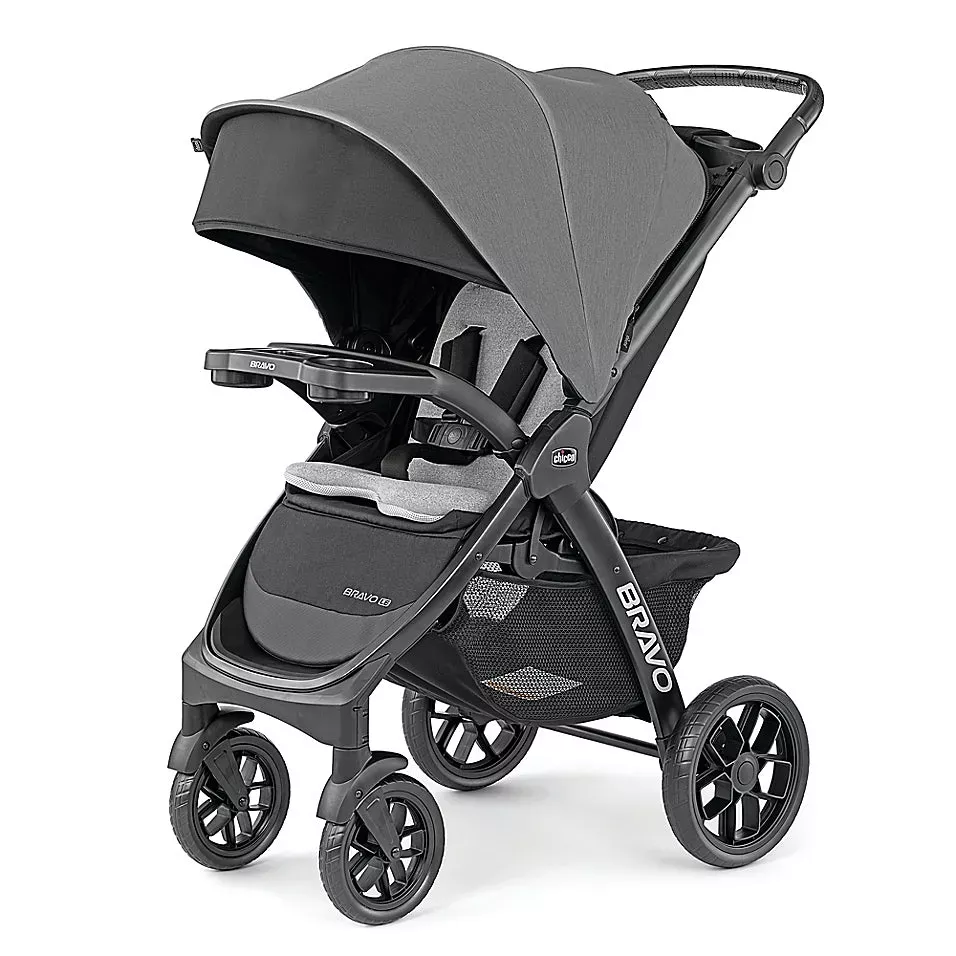 Chicco Bravo Le Cleartex Quick-Fold Stroller - Pewter – REBEL
