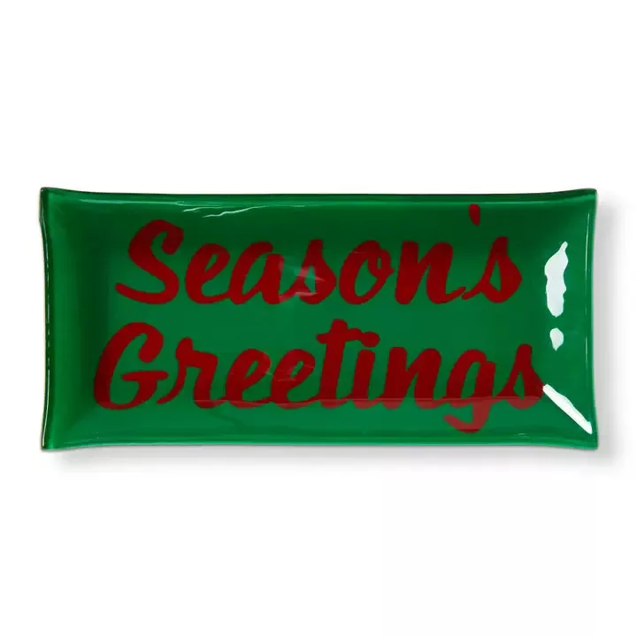 christmas-glass-tray-season-s-greetings Christmas Glass Tray "Season's Greetings"