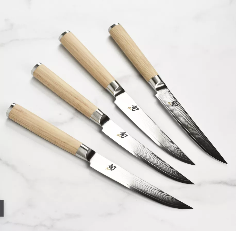 classic-blonde-shun-steak-knife-set Classic Blonde - Shun Steak Knife Set