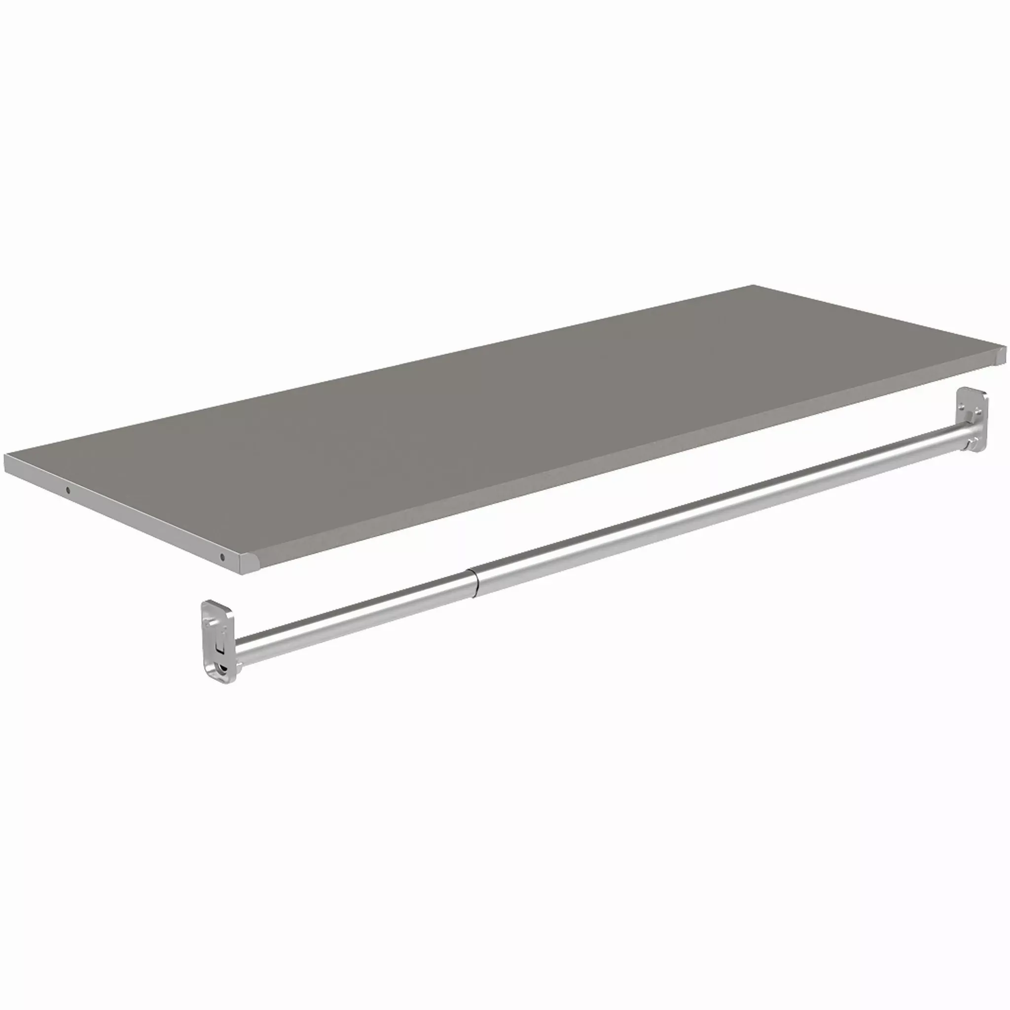 closetmaid-modular-storage-top-shelf-hang-rod-kit-rebel ClosetMaid Modular Storage Top Shelf & Hang Rod Kit - – REBEL