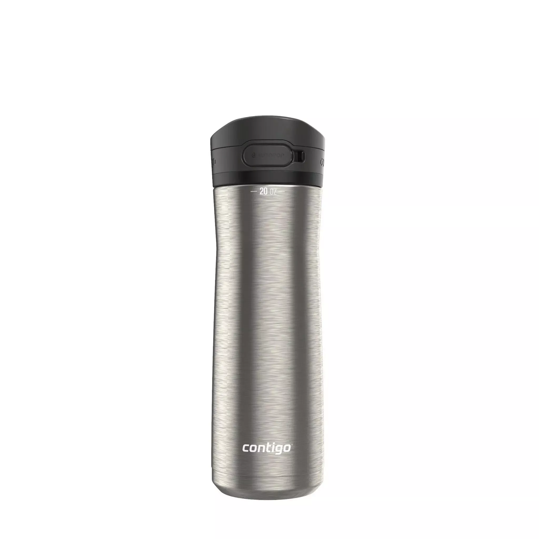 contigo-jackson-chill-2-0-20oz-autopop-stainless-steel-water-bottle-silver-insul Contigo Jackson Chill 2.0 20oz AutoPop Stainless Steel Water Bottle Silver: Insulated Reusable Kids Drinkware – REBEL