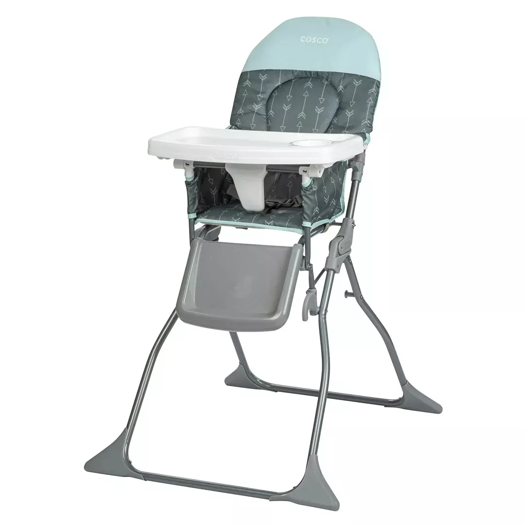 cosco-simple-fold-full-size-high-chair-with-adjustable-tray-gray-arrows-rebel Cosco Simple Fold Full Size High Chair with Adjustable Tray - Gray Arrows – REBEL