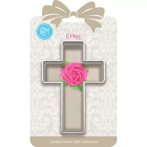 cross-cookie-cutter-4-carded Cross Cookie Cutter 4" Carded