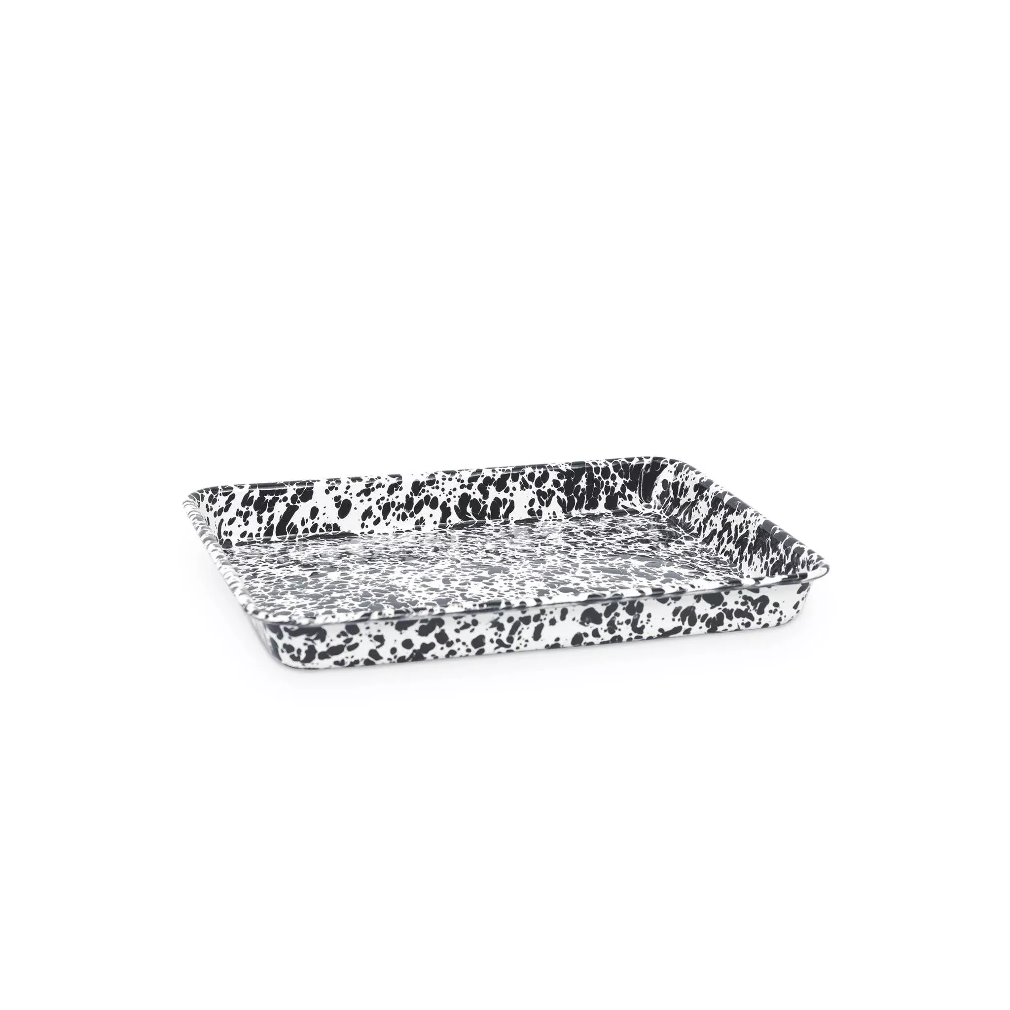crow-canyon-home-splatter-enamelware-small-rectangular-tray Crow Canyon Home Splatter Enamelware Small Rectangular Tray