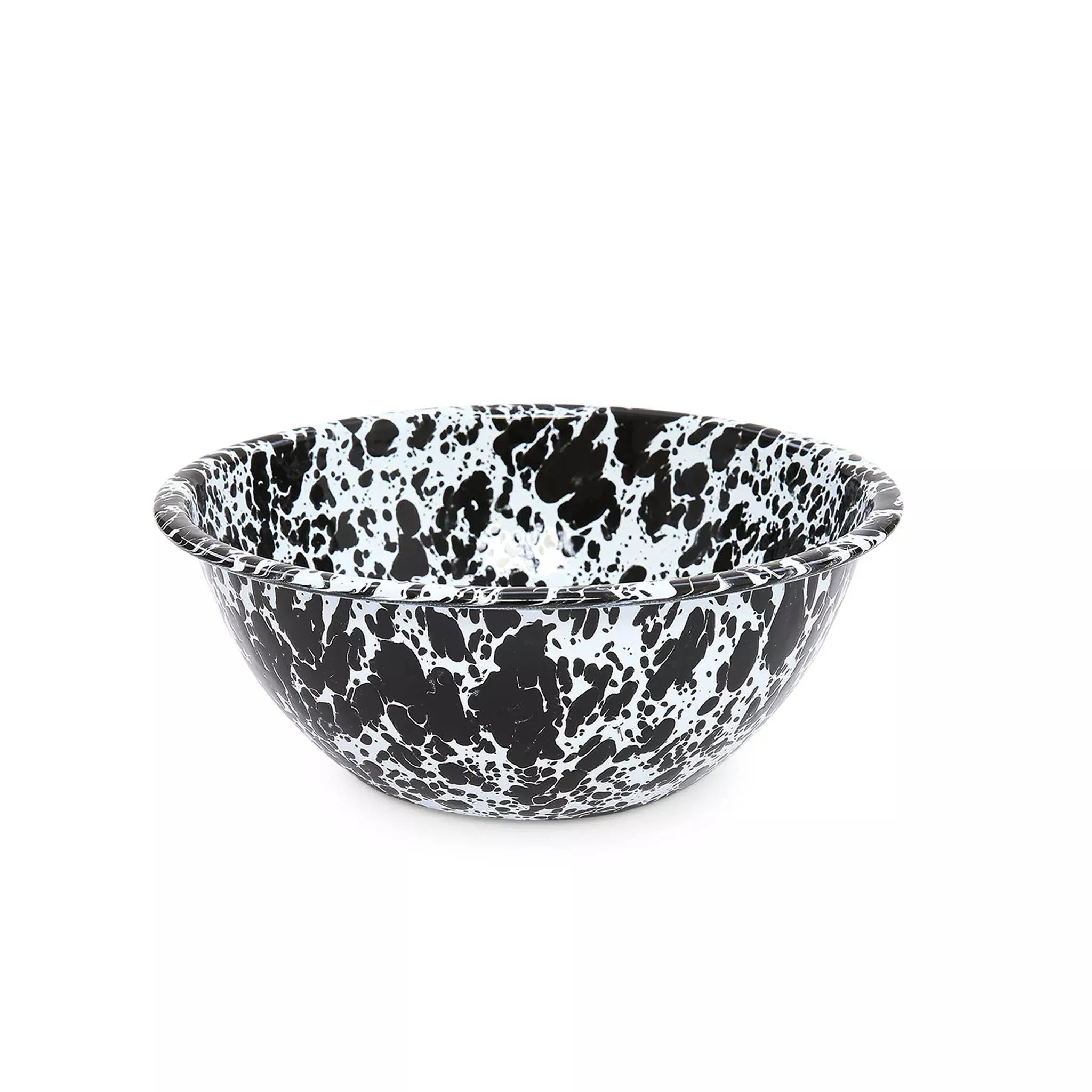 crow-canyon-home-splatter-enamelware-small-serving-bowl Crow Canyon Home Splatter Enamelware Small Serving Bowl