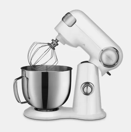 Cuisinart 5.5-quart Stand Mixer, White Linen