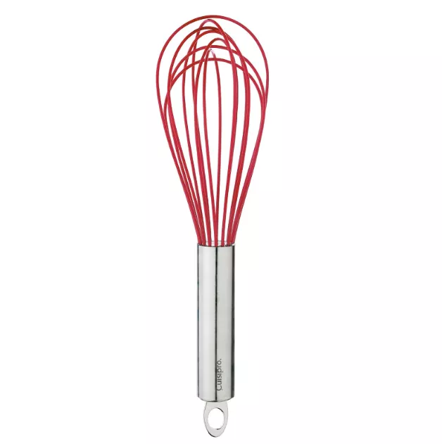cuisipro-silicone-balloon-whisk-12-red Cuisipro Silicone Balloon Whisk, 12" red
