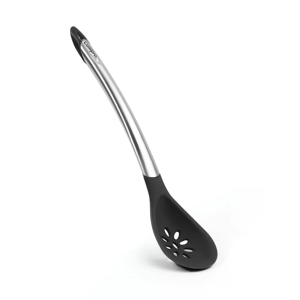 cuisipro-silicone-slotted-spoon-black Cuisipro Silicone Slotted Spoon - Black