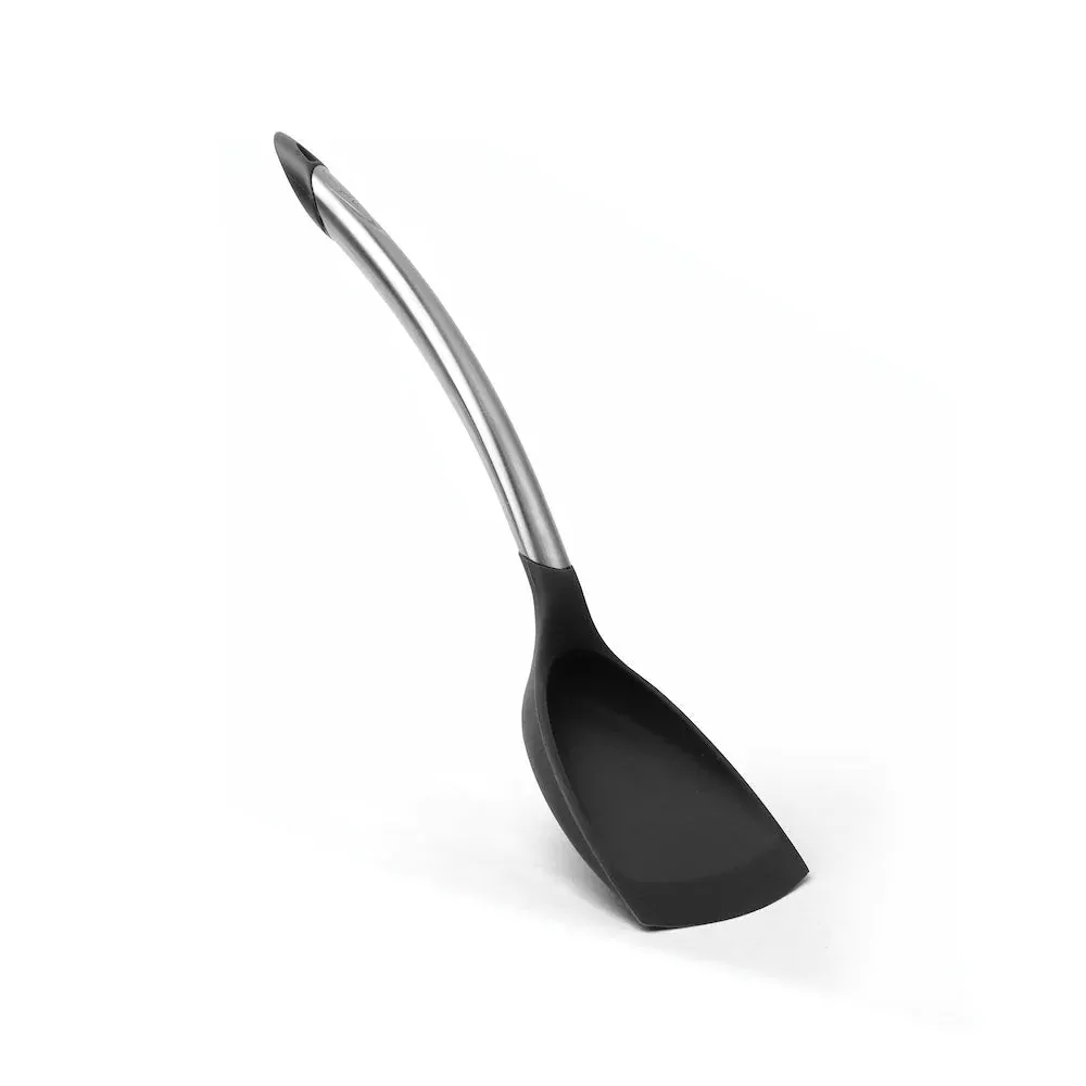 cuisipro-silicone-wok-turner-black Cuisipro Silicone Wok Turner - Black