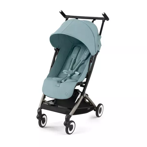 cybex-libelle-2-stroller-taupe-frame-with-stormy-blue-seat-rebel Cybex Libelle 2 Stroller - Taupe Frame with Stormy Blue Seat – REBEL