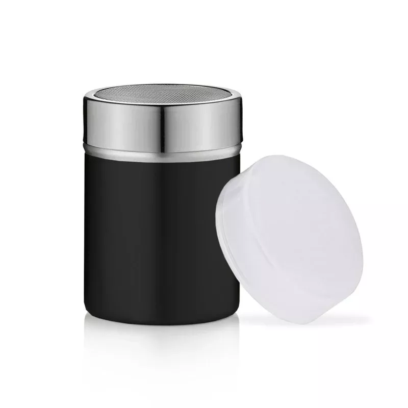danesco-caf-culture-mesh-top-shaker-black Danesco Café Culture Mesh Top Shaker - Black