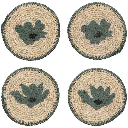 danica-brands-coaster-set-4-seagrass-white Danica Brands Coaster - Set/4 Seagrass White