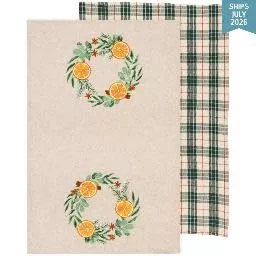 danica-brands-dishtowels-set-2-cedar-citrus Danica Brands Dishtowels Set of 2 - Cedar & Citrus