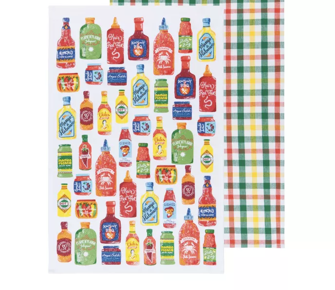 danica-brands-dishtowels-set-2-hot-sauce Danica Brands Dishtowels Set of 2 - Hot Sauce