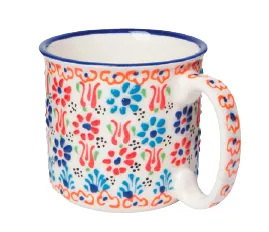 danica-brands-hand-painted-turkish-mug-evani-white Danica Brands Hand-painted Turkish Mug - Evani White