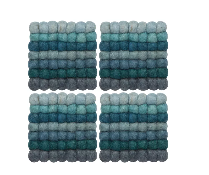 danica-brands-set-4-coaster-dot-lagoon-ombre Danica Brands Set/4 - Coaster Dot Lagoon Ombre