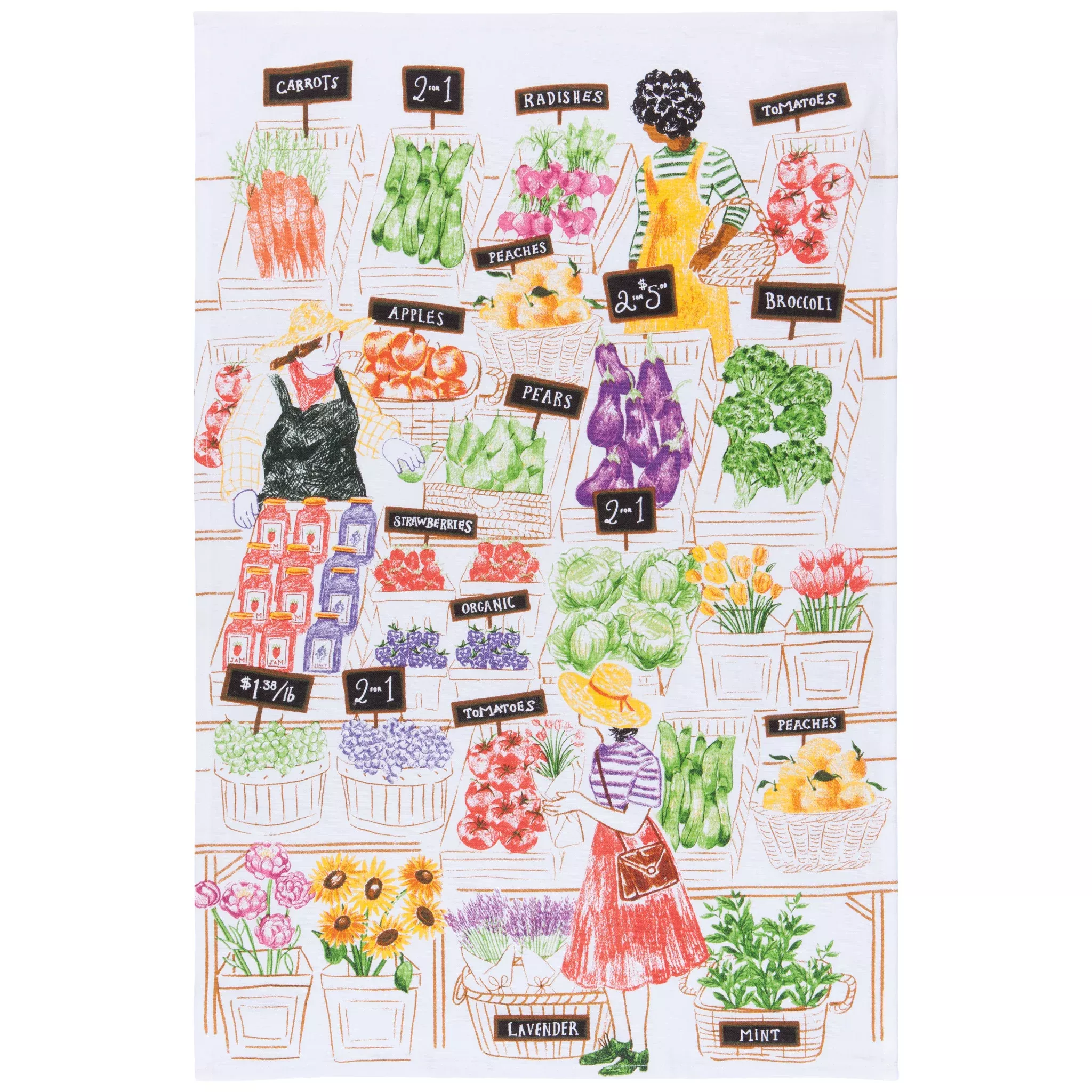 danica-brands-tea-towel-locally-grown Danica Brands Tea Towel - Locally Grown
