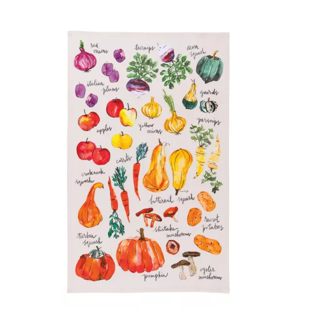 danica-brands-tea-towel-prnt-veggie-stand Danica Brands Tea Towel - Prnt Veggie Stand