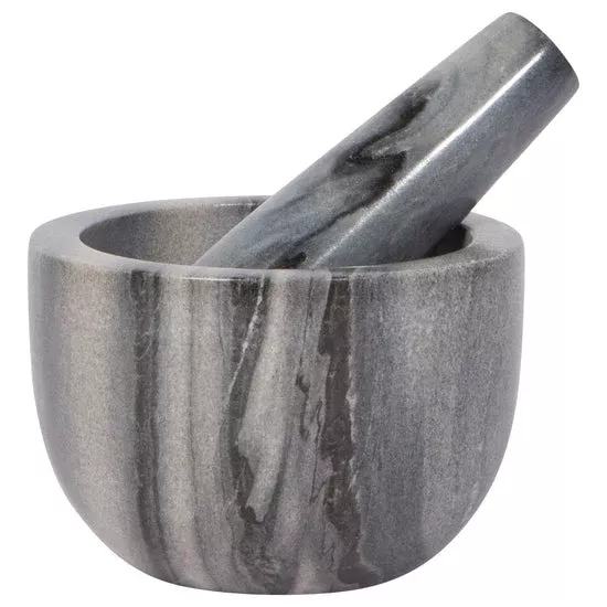 danica-mortar-pestle-grey-marble Danica Mortar and Pestle - Grey Marble