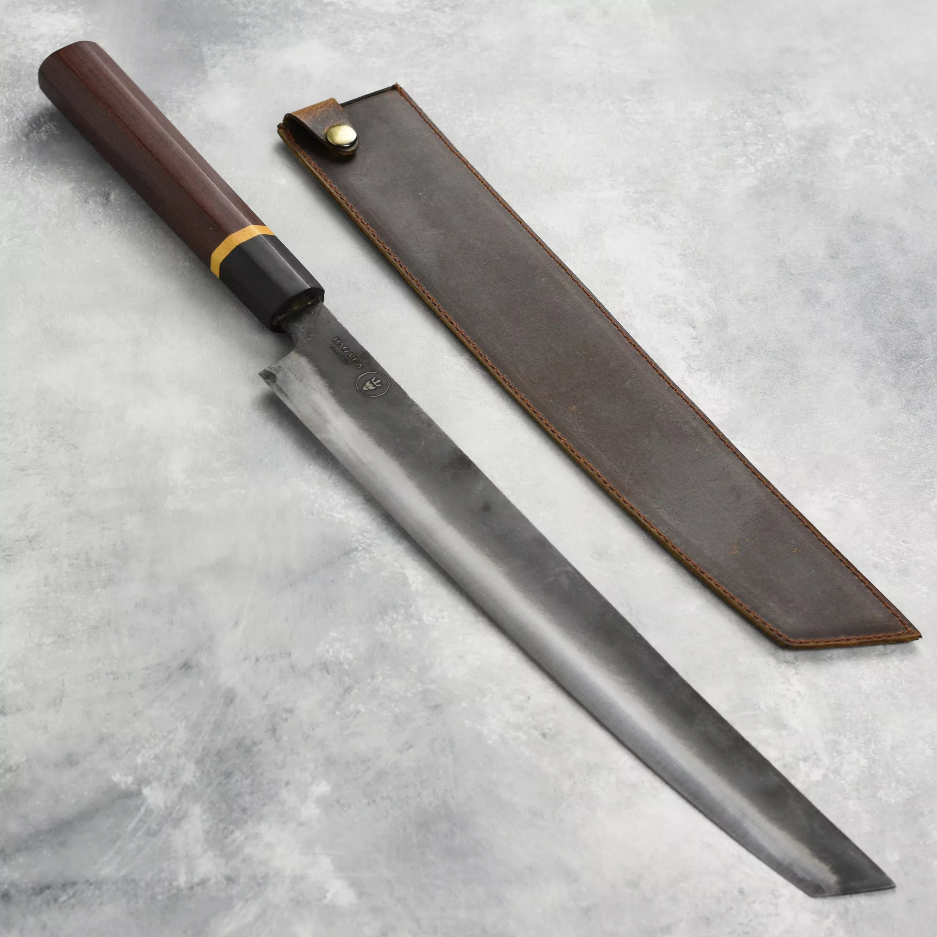 dao-vua-v3-11-8-slicer-52100-carbon-steel-with-leather-sheath Dao Vua V3 11.8" Slicer, 52100 Carbon Steel with Leather Sheath