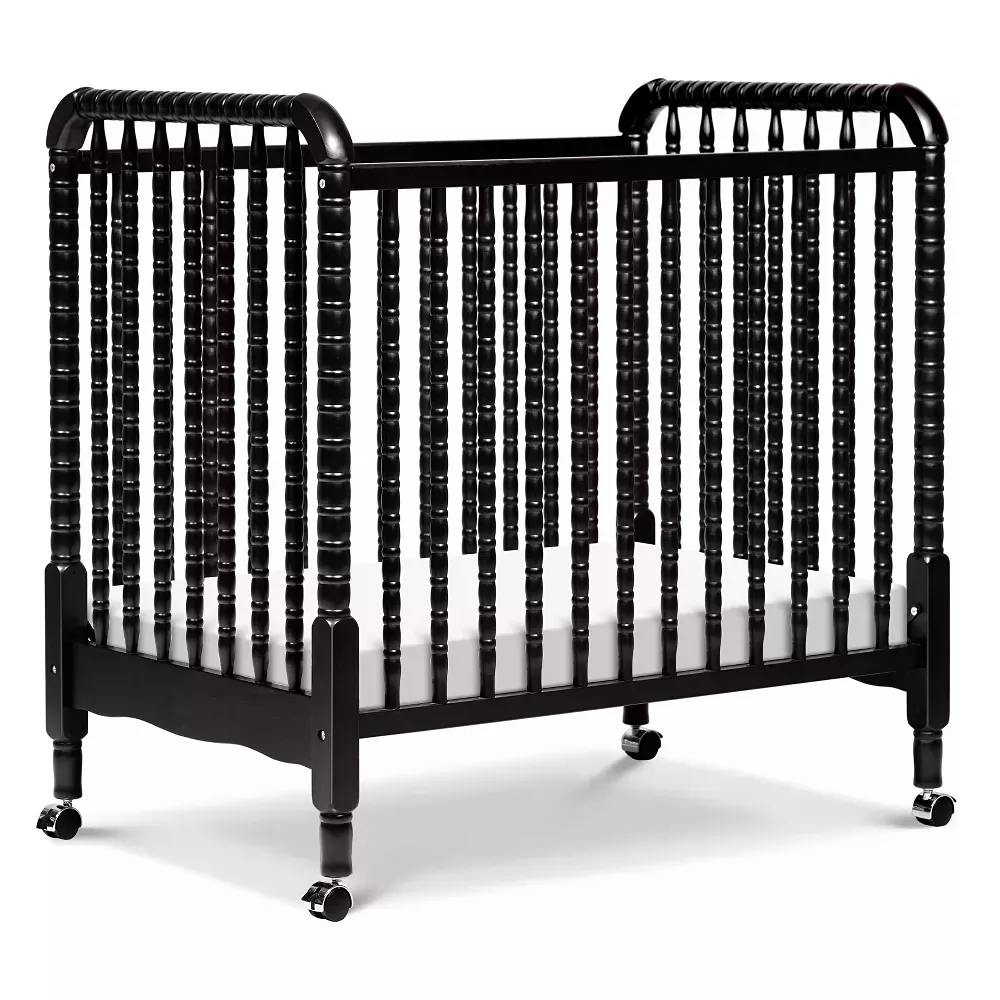 davinci-jenny-lind-3-in-1-convertible-mini-crib-ebony-rebel Davinci Jenny Lind 3-in-1 Convertible Mini Crib - Ebony – REBEL