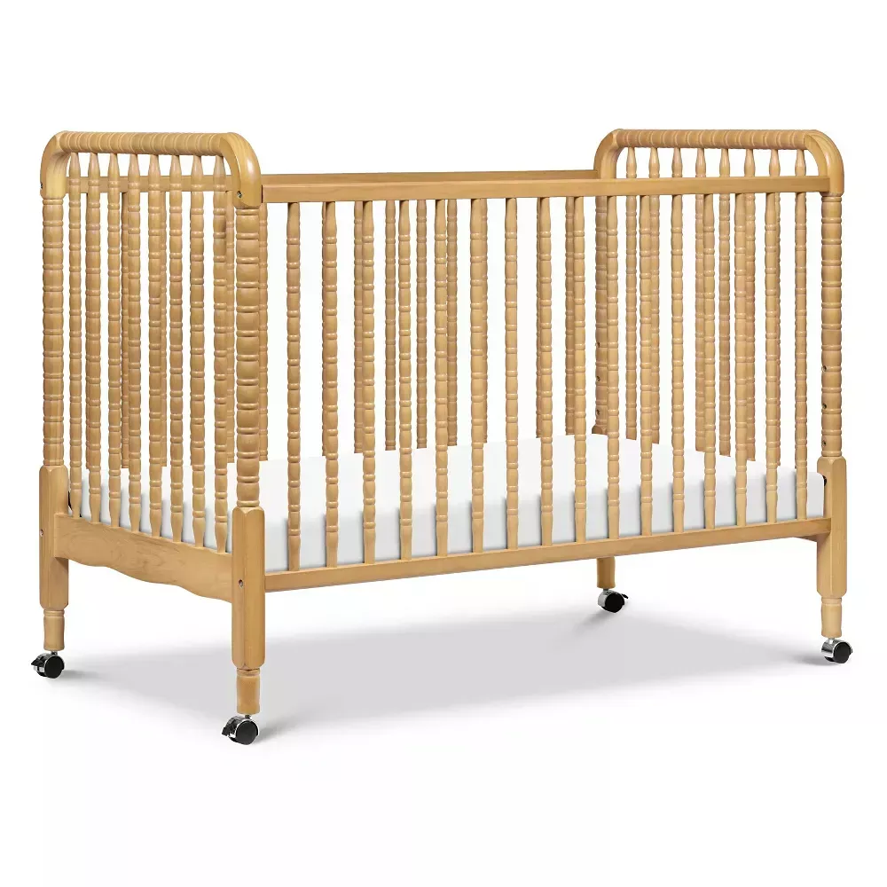 davinci-jenny-lind-stationary-crib-honey-rebel Davinci Jenny Lind Stationary Crib - Honey – REBEL