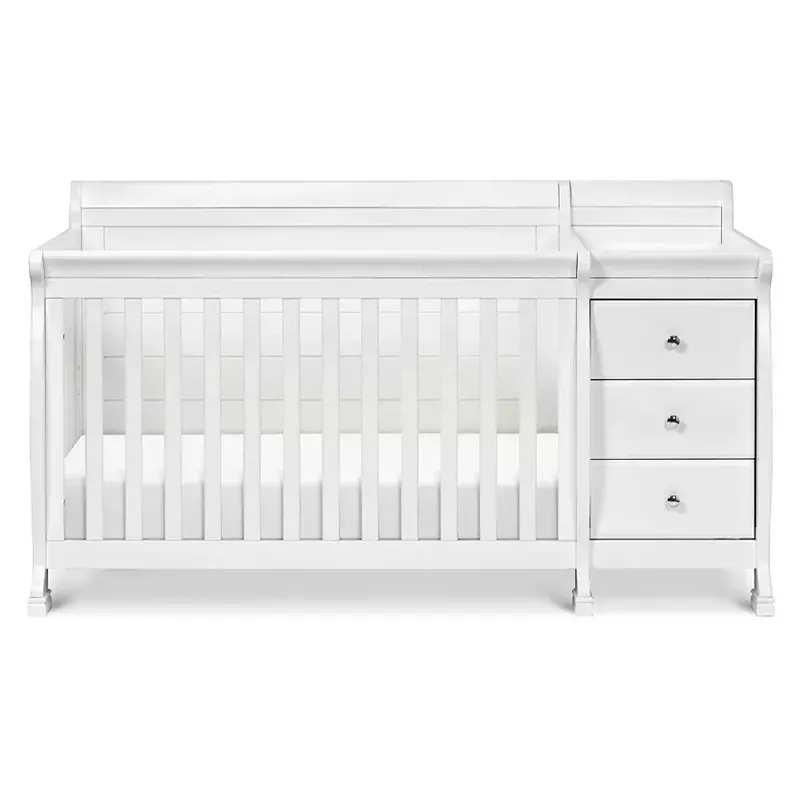 davinci-kalani-4-in-1-convertible-crib-changer-white-rebel Davinci Kalani 4-in-1 Convertible Crib & Changer - White – REBEL