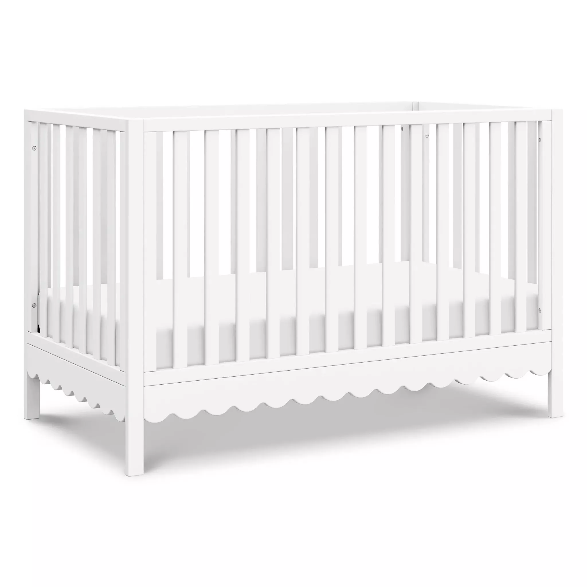 davinci-sammy-scallop-4-in-1-convertible-crib-white-rebel Davinci Sammy Scallop 4-in-1 Convertible Crib - White – REBEL