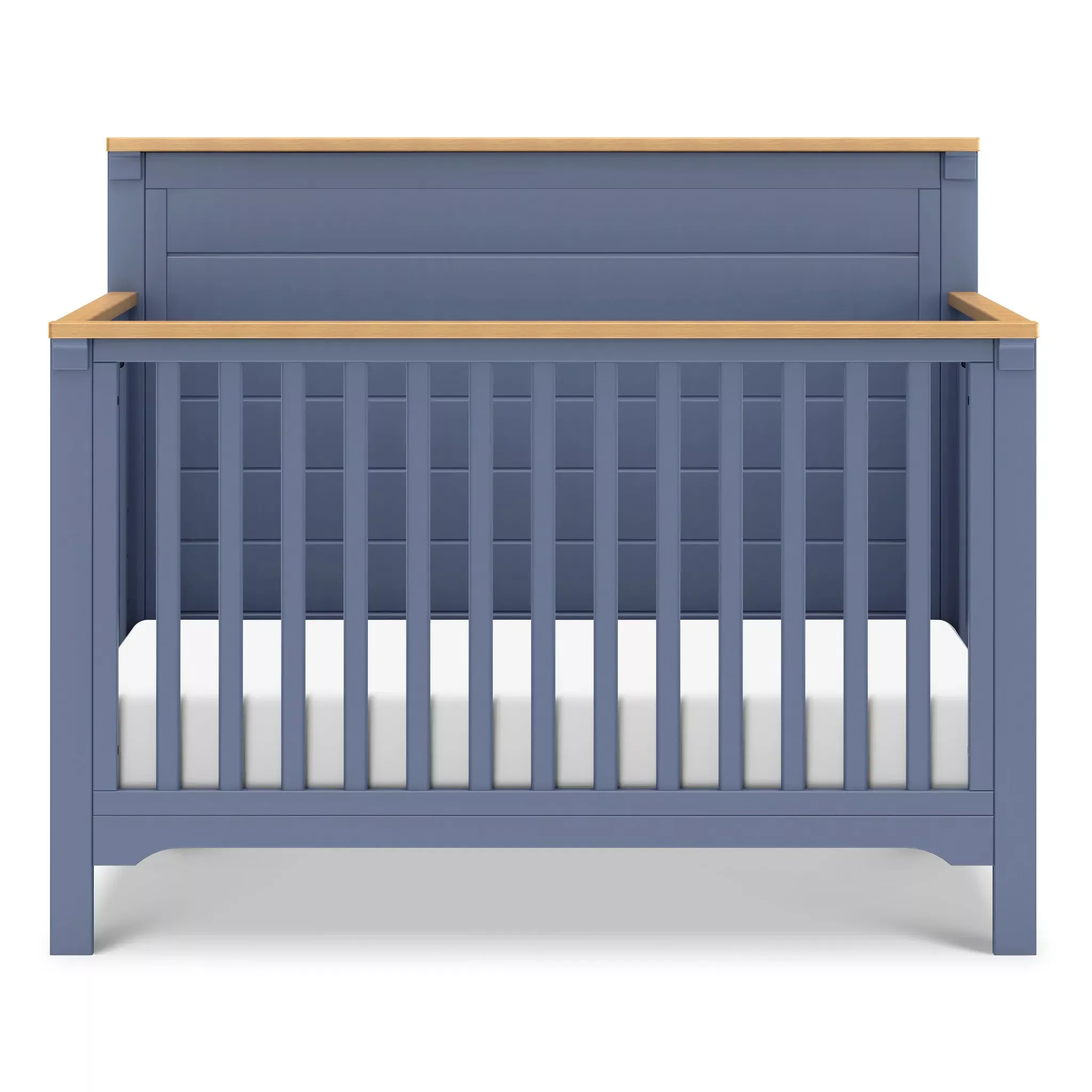 davinci-shea-4-in-1-convertible-crib-cove-blue-honey-rebel Davinci Shea 4-In-1 Convertible Crib - Cove Blue and Honey – REBEL
