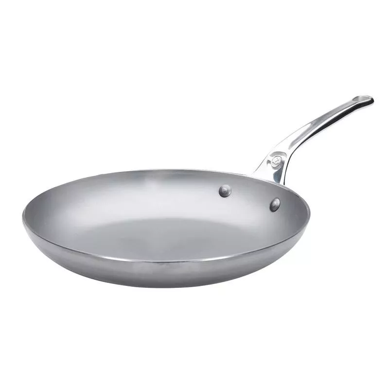 de-buyer-mineral-b-pro-carbon-steel-omelette-pan-with-oven-safe-handle-9-5-11-9- 11"" 9.5"""