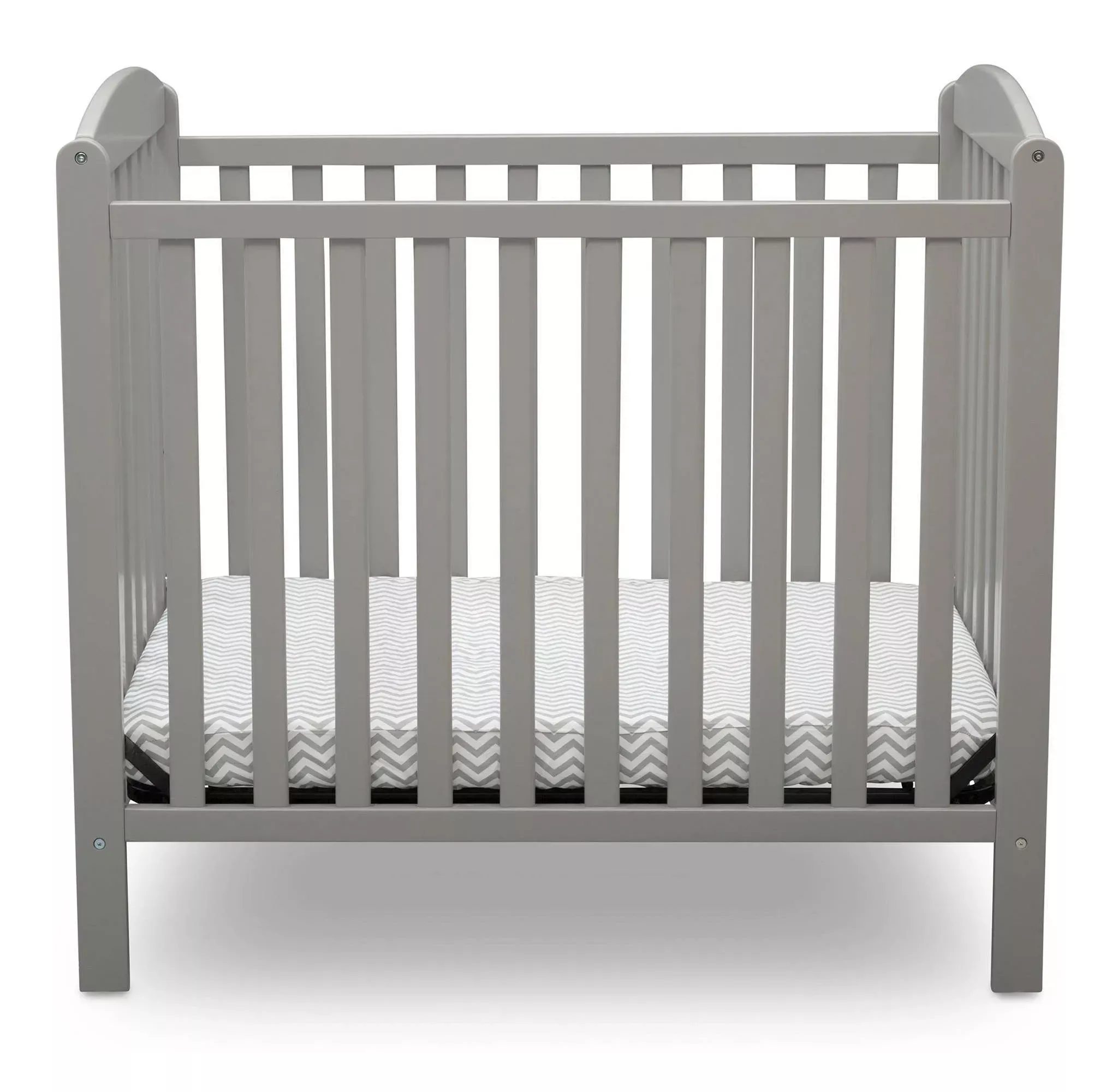 delta-children-emery-mini-convertible-baby-crib-with-mattress-gray-rebel Delta Children Emery Mini Convertible Baby Crib with Mattress - Gray – REBEL