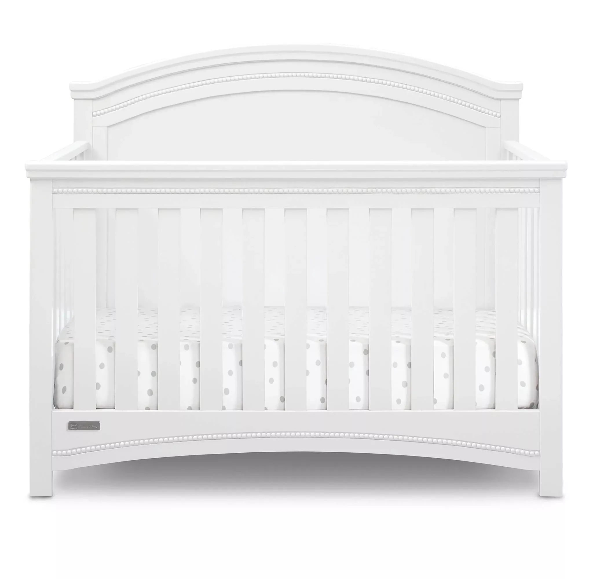 delta-children-simmons-emma-4-in-1-convertible-crib-bianca-white-rebel Delta Children Simmons Emma 4-in-1 Convertible Crib - Bianca White – REBEL