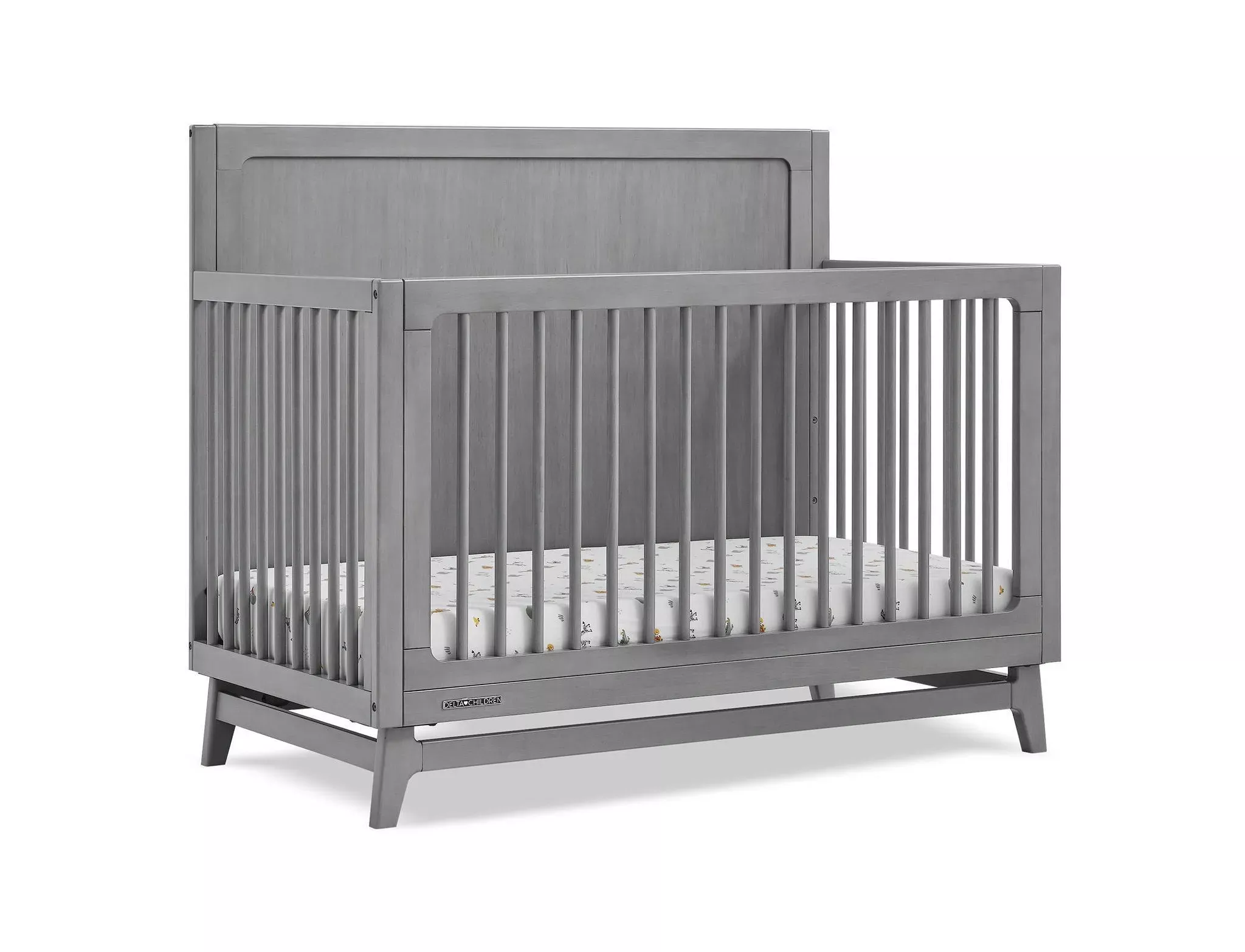 delta-children-spencer-6-in-1-convertible-crib-greenguard-gold-certified-steel-g Delta Children Spencer 6-in-1 Convertible Crib - Greenguard Gold Certified - Steel Gray – REBEL