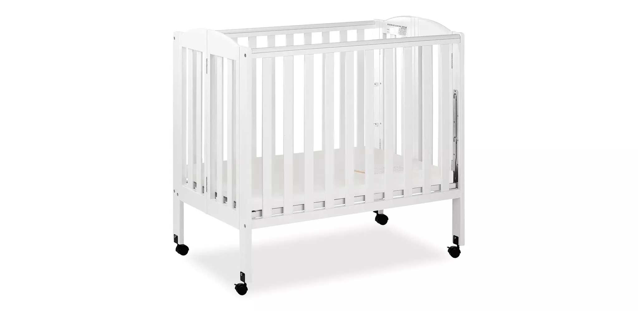 dream-on-me-3-in-1-portable-folding-stationary-side-crib-white-rebel Dream On Me 3 in-1 Portable Folding Stationary Side Crib, White – REBEL