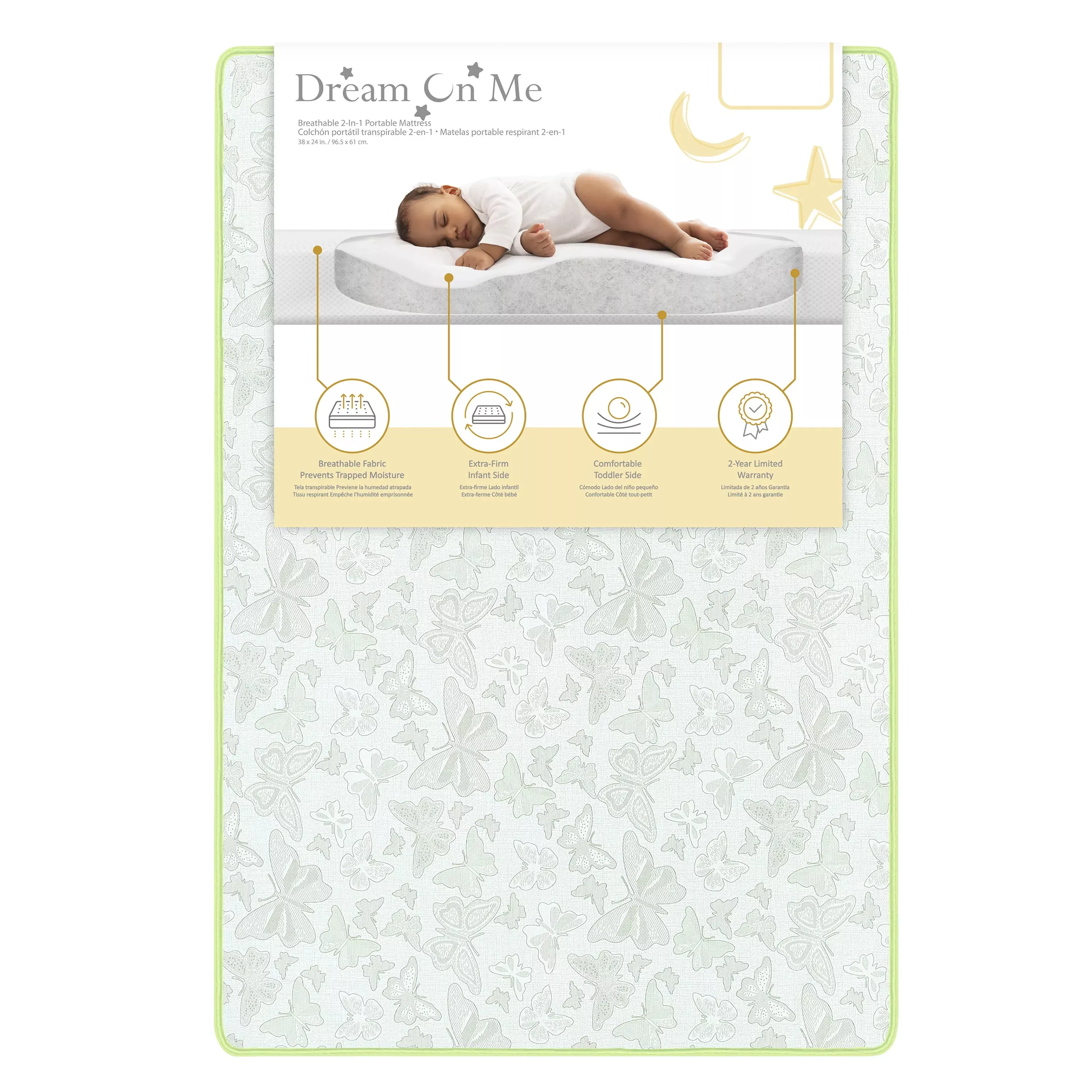 dream-on-me-dual-sided-mini-portable-crib-breathable-foam-mattress-infant-toddle Dream on Me Dual-Sided Mini/Portable Crib Breathable Foam Mattress, Infant and Toddler – REBEL