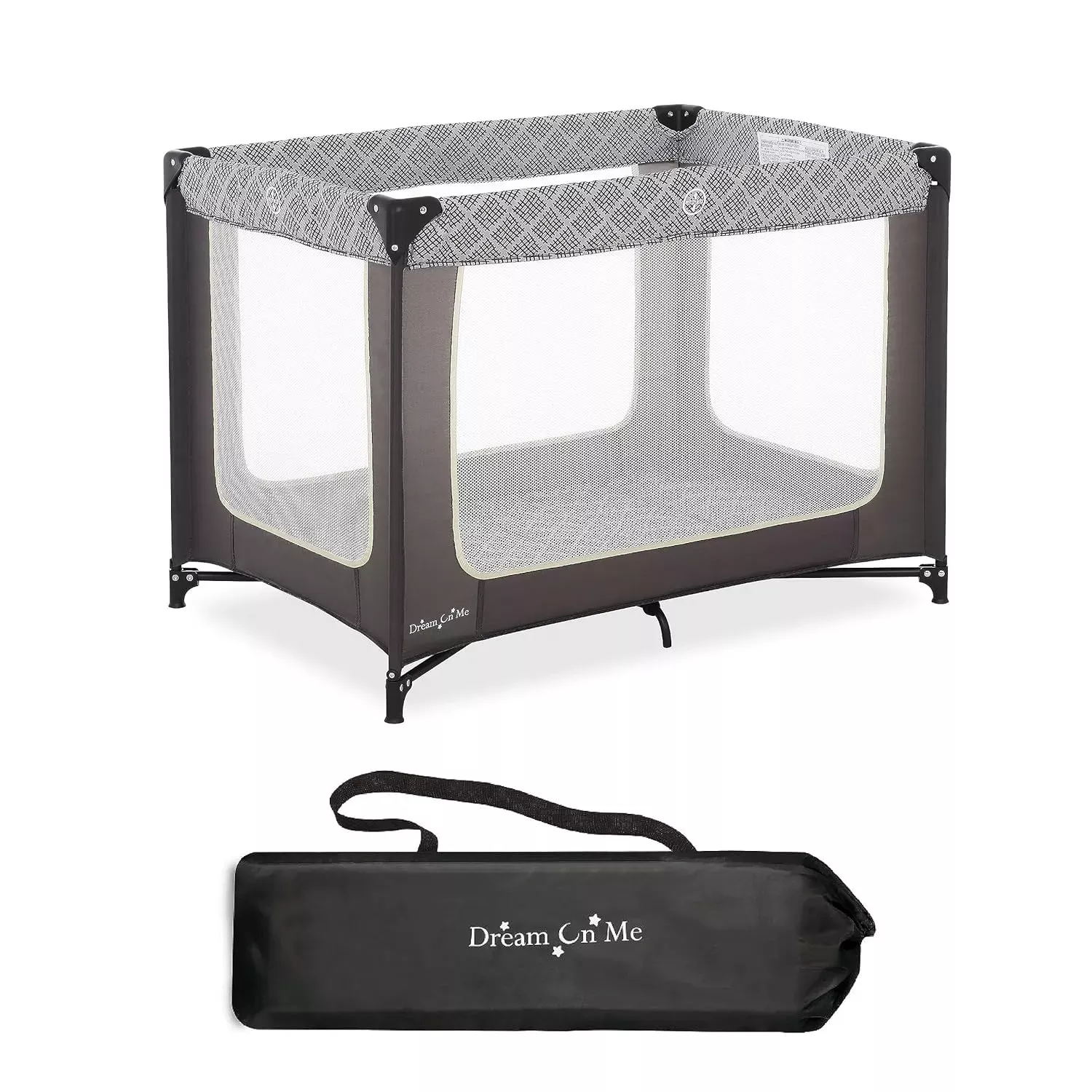 dream-on-me-zoom-portable-playard-dark-grey-rebel Dream On Me Zoom Portable Playard - Dark Grey – REBEL