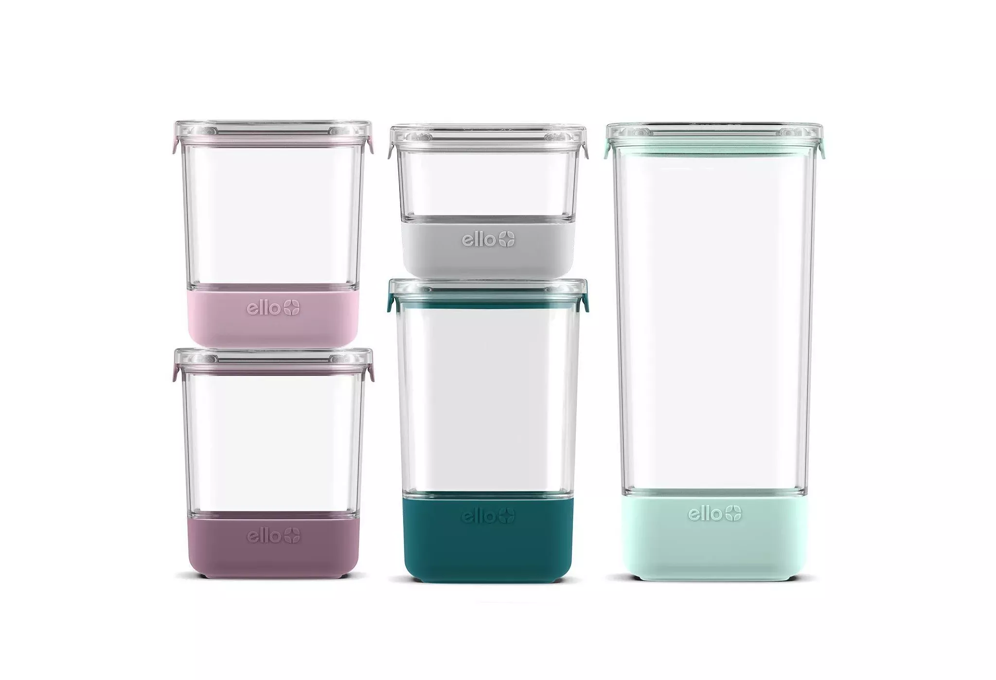 ello-10pc-plastic-food-storage-canisters-with-airtight-lids-see-description-rebe Ello 10pc Plastic Food Storage Canisters with Airtight Lids (See Description) – REBEL