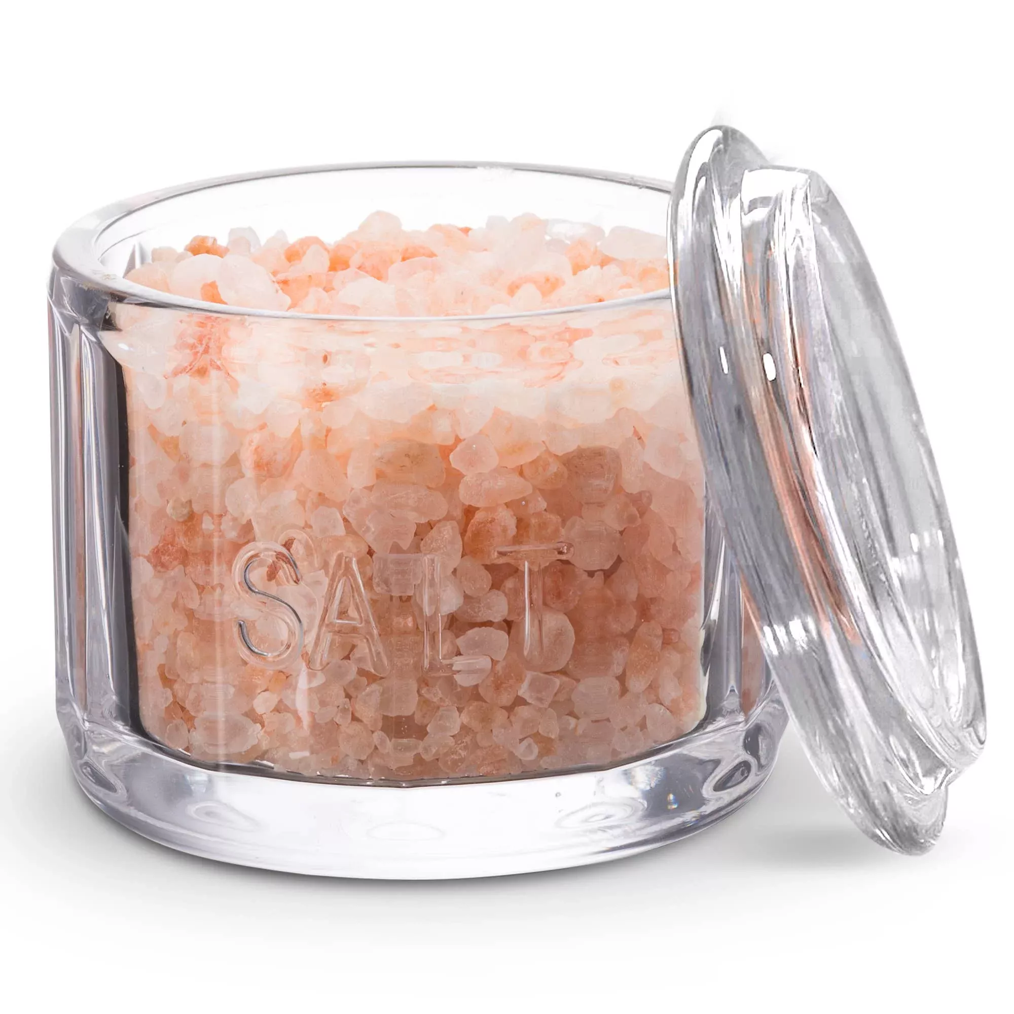 embossed-salt-cellar-lid-pressed-glass-10-oz Embossed Salt Cellar & Lid, Pressed Glass, 10 oz