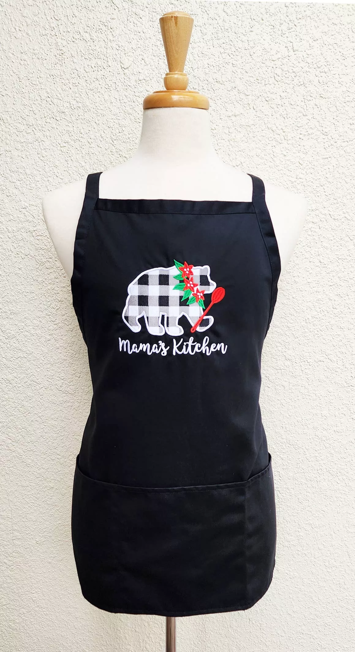 embroidered-mama-s-kitchen-cross-back-apron Embroidered Mama's Kitchen Cross-Back Apron