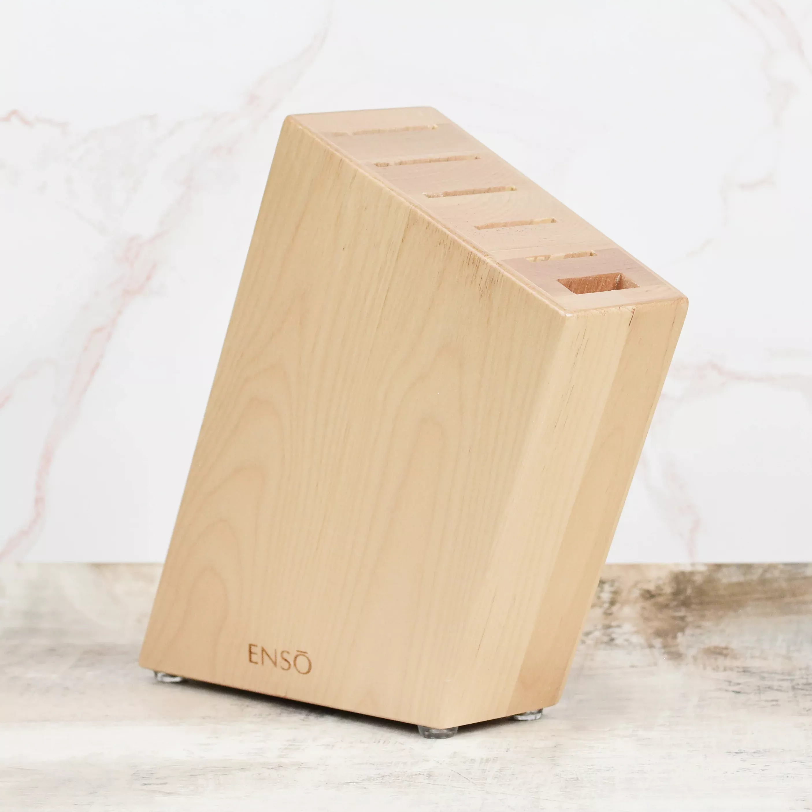 enso-birch-knife-storage-block-6-slot-empty Enso Birch Knife Storage Block - 6 Slot (Empty)