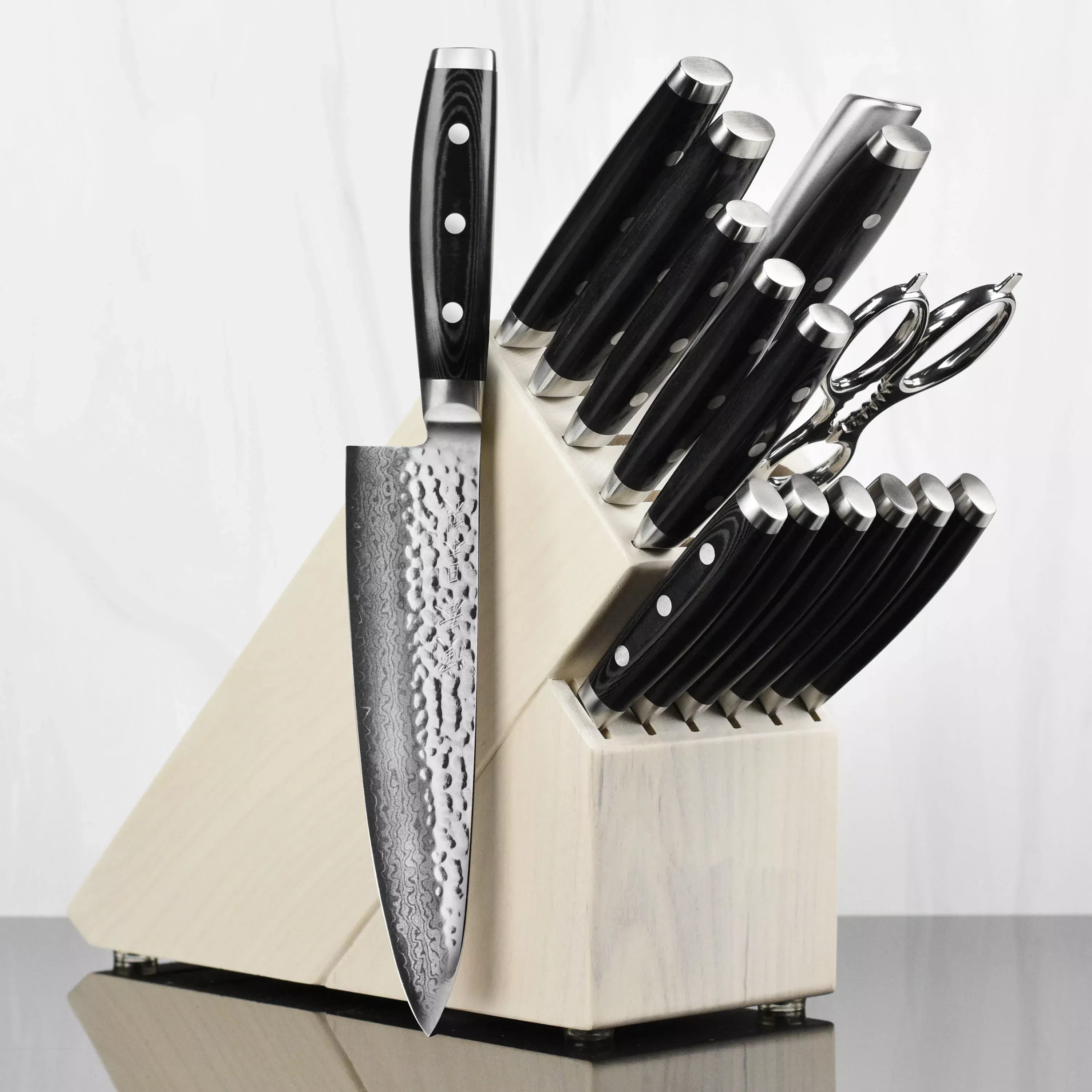 enso-hd-knife-block-set-16-piece-gray-ash Enso HD Knife Block Set - 16 Piece Gray Ash