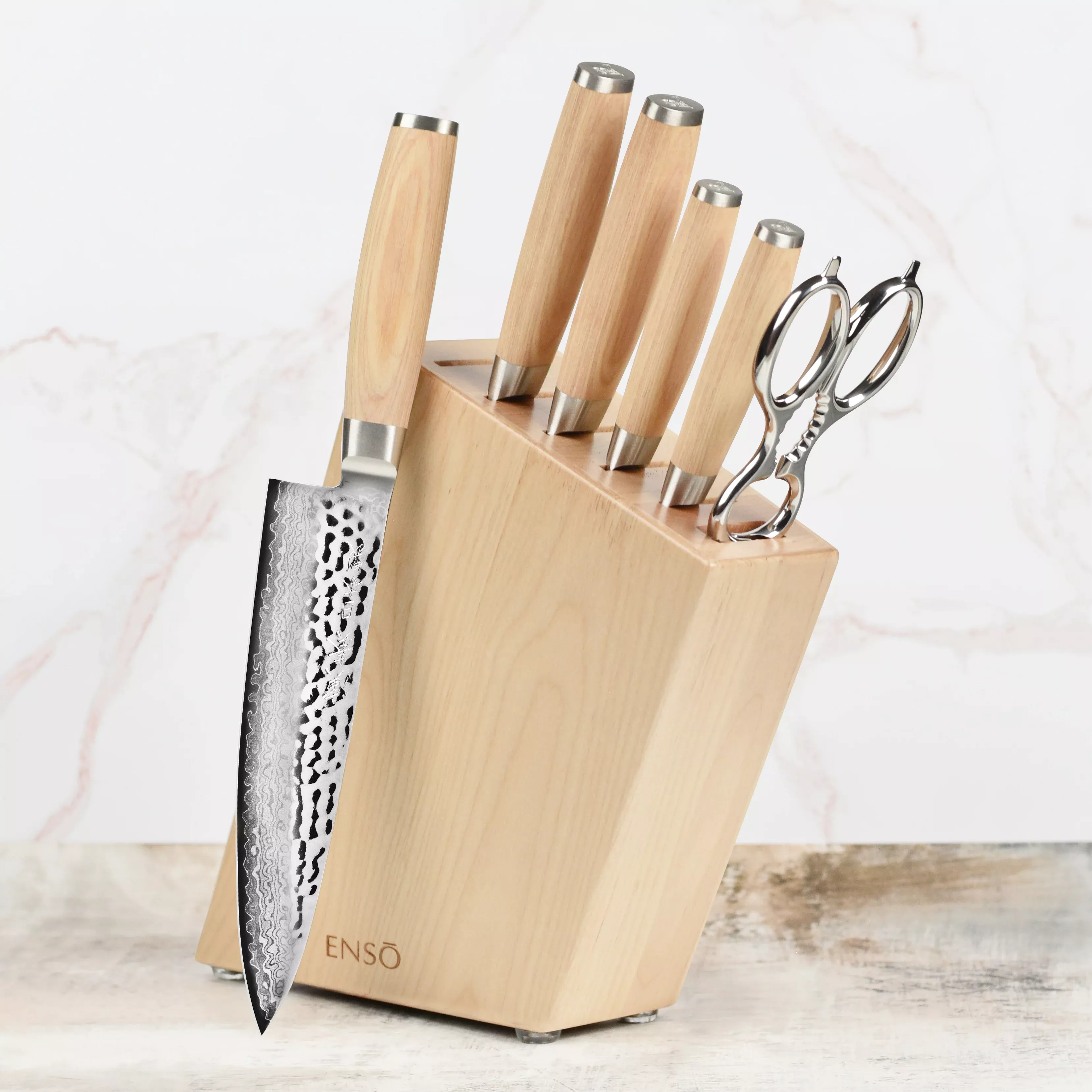 enso-hizashi-slim-knife-block-set-7-piece Enso Hizashi Slim Knife Block Set - 7 Piece
