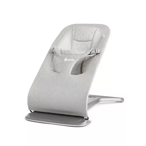 ergobaby-evolve-3-in-1-mesh-bouncer-adjustable-multi-position-baby-bouncer-seat- Ergobaby Evolve 3-in-1 Mesh Bouncer, Adjustable Multi Position Baby Bouncer Seat - Grey Mesh – REBEL