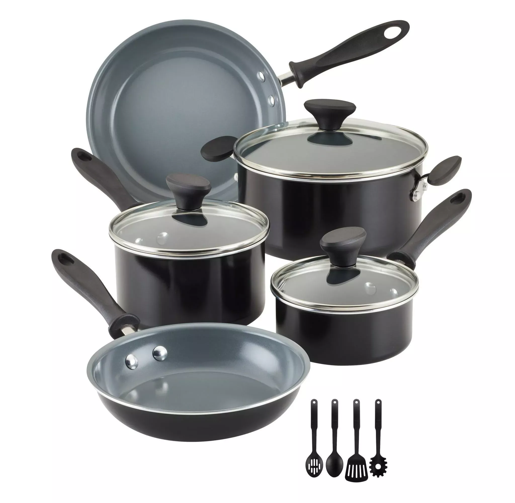 farberware-12pc-nonstick-ceramic-cookware-set-black-rebel Farberware 12pc Nonstick Ceramic Cookware Set - Black – REBEL