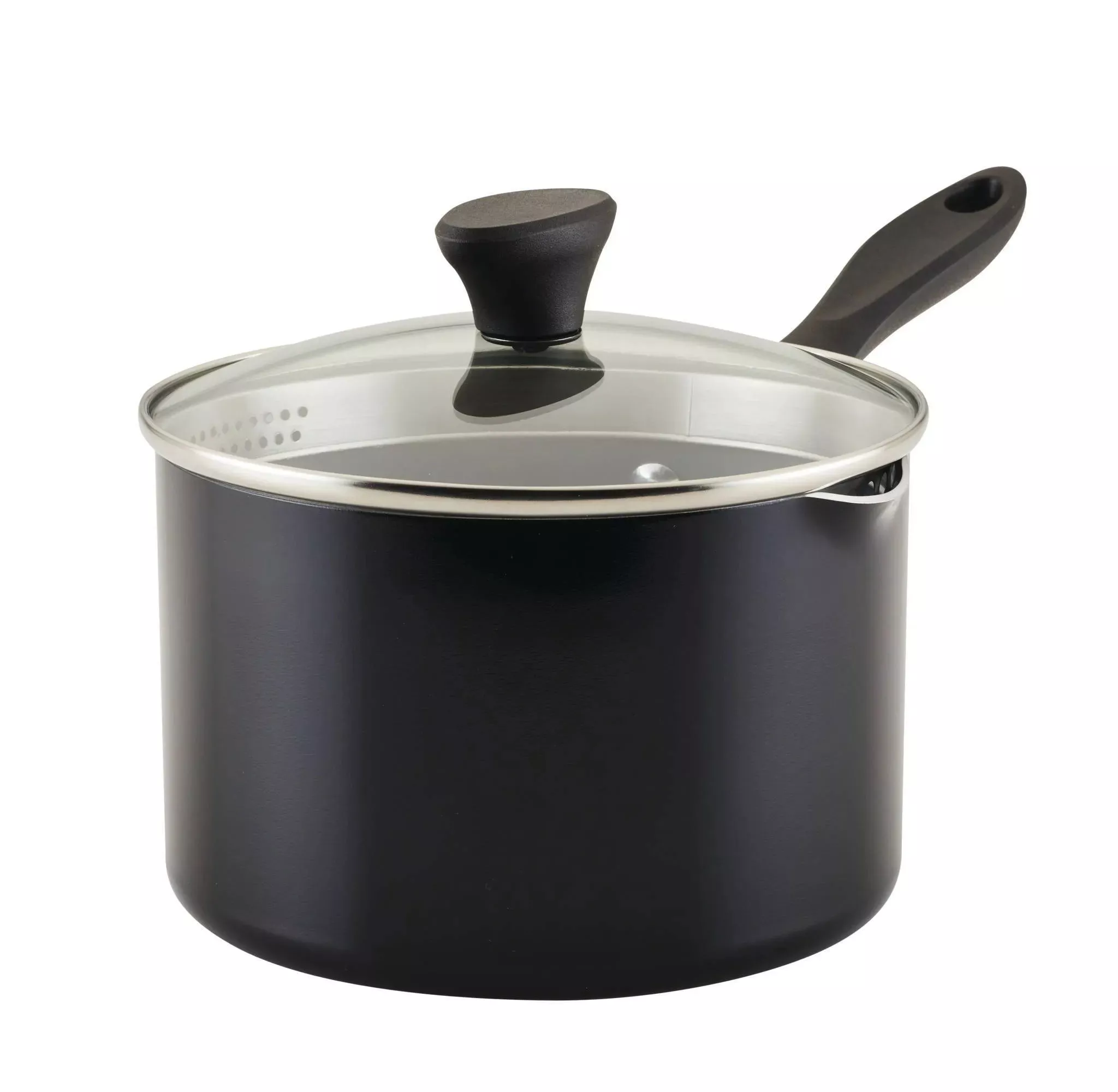 farberware-reliance-pro-3qt-nonstick-ceramic-covered-straining-saucepan-black-gr Farberware Reliance Pro 3qt Nonstick Ceramic Covered Straining Saucepan Black/Gray – REBEL