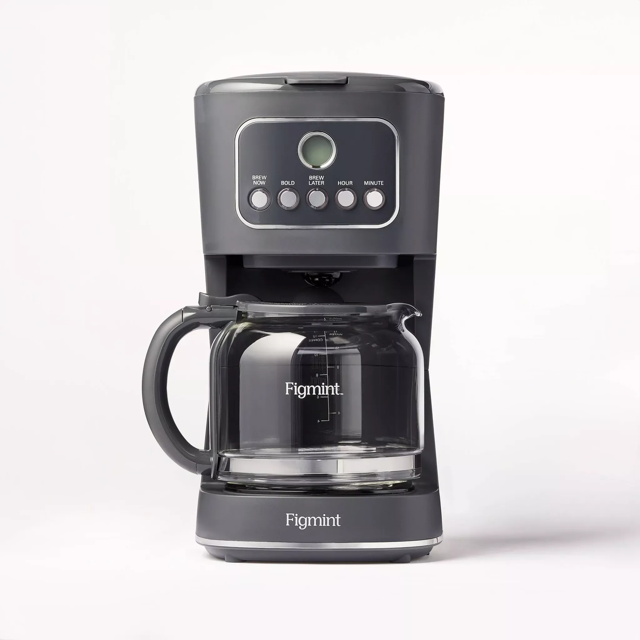 figmint-12-cup-programmable-coffee-maker-gray-rebel Figmint 12 Cup Programmable Coffee Maker Gray – REBEL