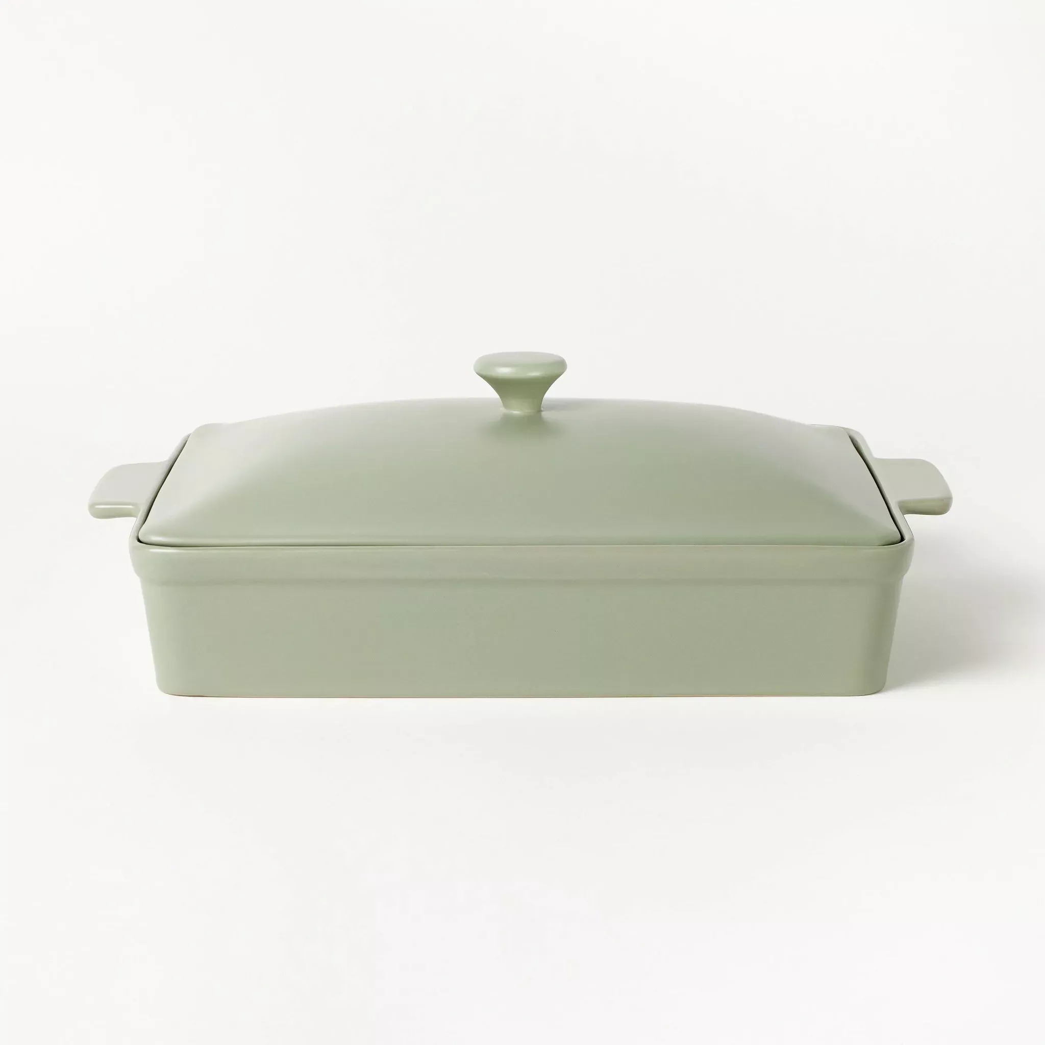 figmint-4qt-stoneware-rectangle-baking-dish-with-lid-sage-green-rebel Figmint 4qt Stoneware Rectangle Baking Dish with Lid Sage Green - ™ – REBEL