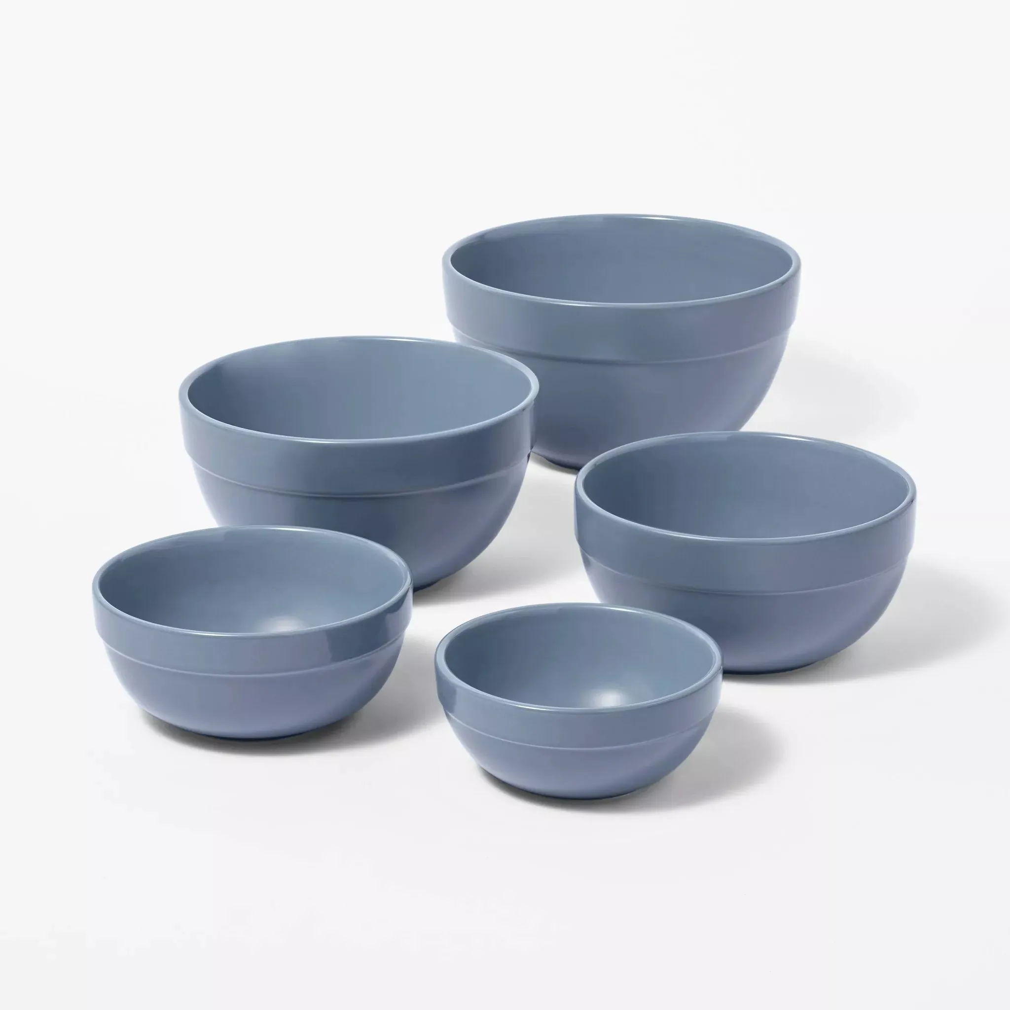 figmint-5pc-earthenware-ceramic-mixing-bowl-set-blue-rebel Figmint 5pc Earthenware Ceramic Mixing Bowl Set - Blue – REBEL